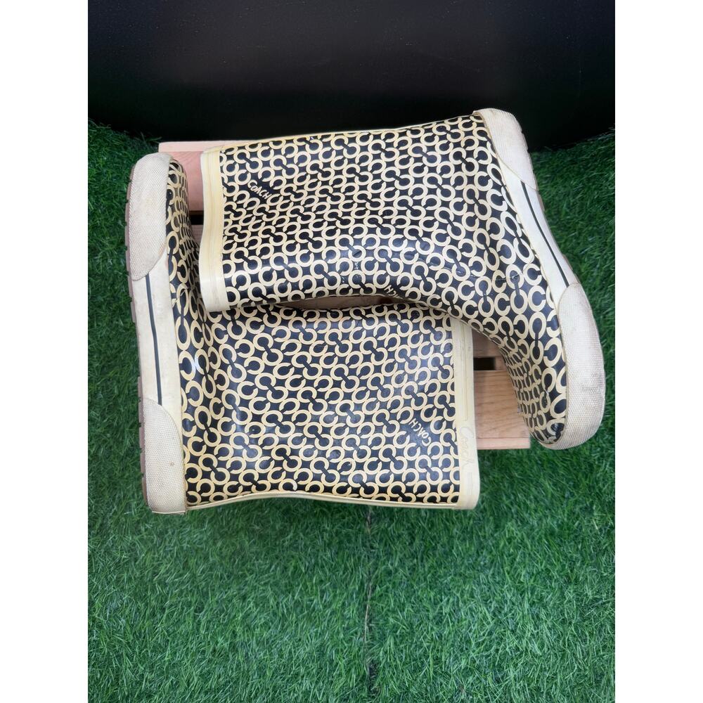 Coach Duck Boots- Grey and White - Size 6.5 (approx) - Women - Picture 8 of 10